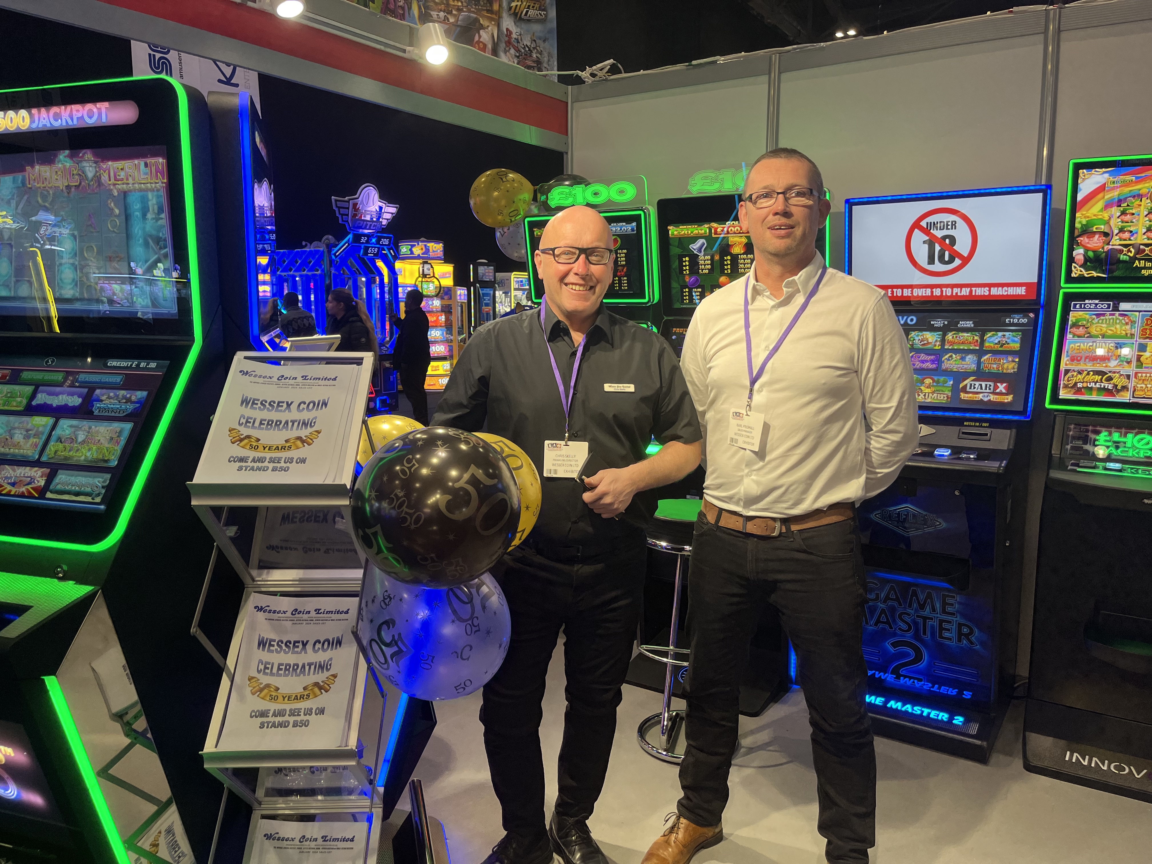 Chris Skelly and Karl Prismall of Wessex Coin